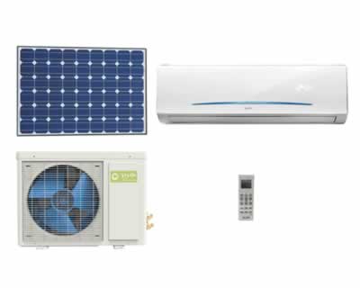 The working principle of hybrid solar air conditioner